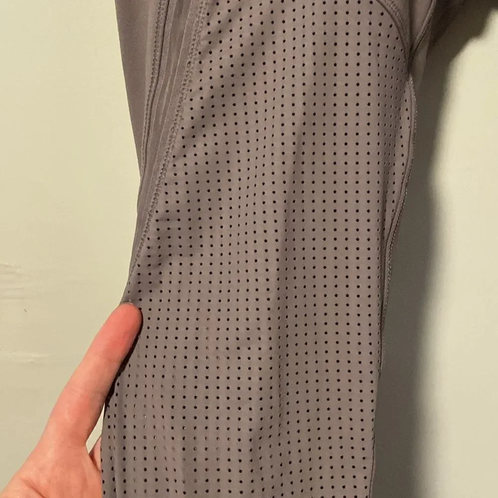CALIA by Carrie Underwood Purple Essential Mesh Crop Leggings Size Medium